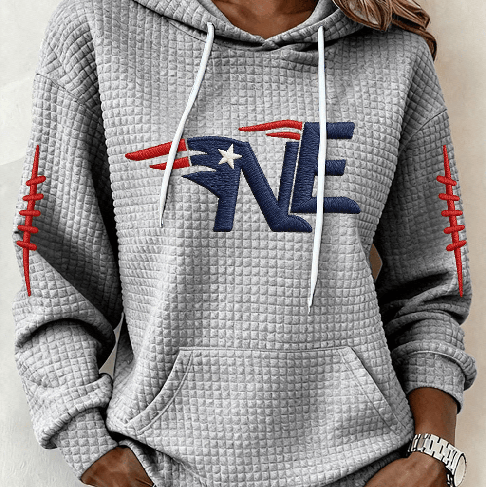 NE Go Pats Hoodie New England Patriots Apparel Football Gear