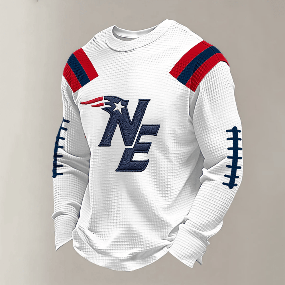NE Patriots Game Day Long Sleeve Shirt New England Patriots Football Clothing Line Fan Gear
