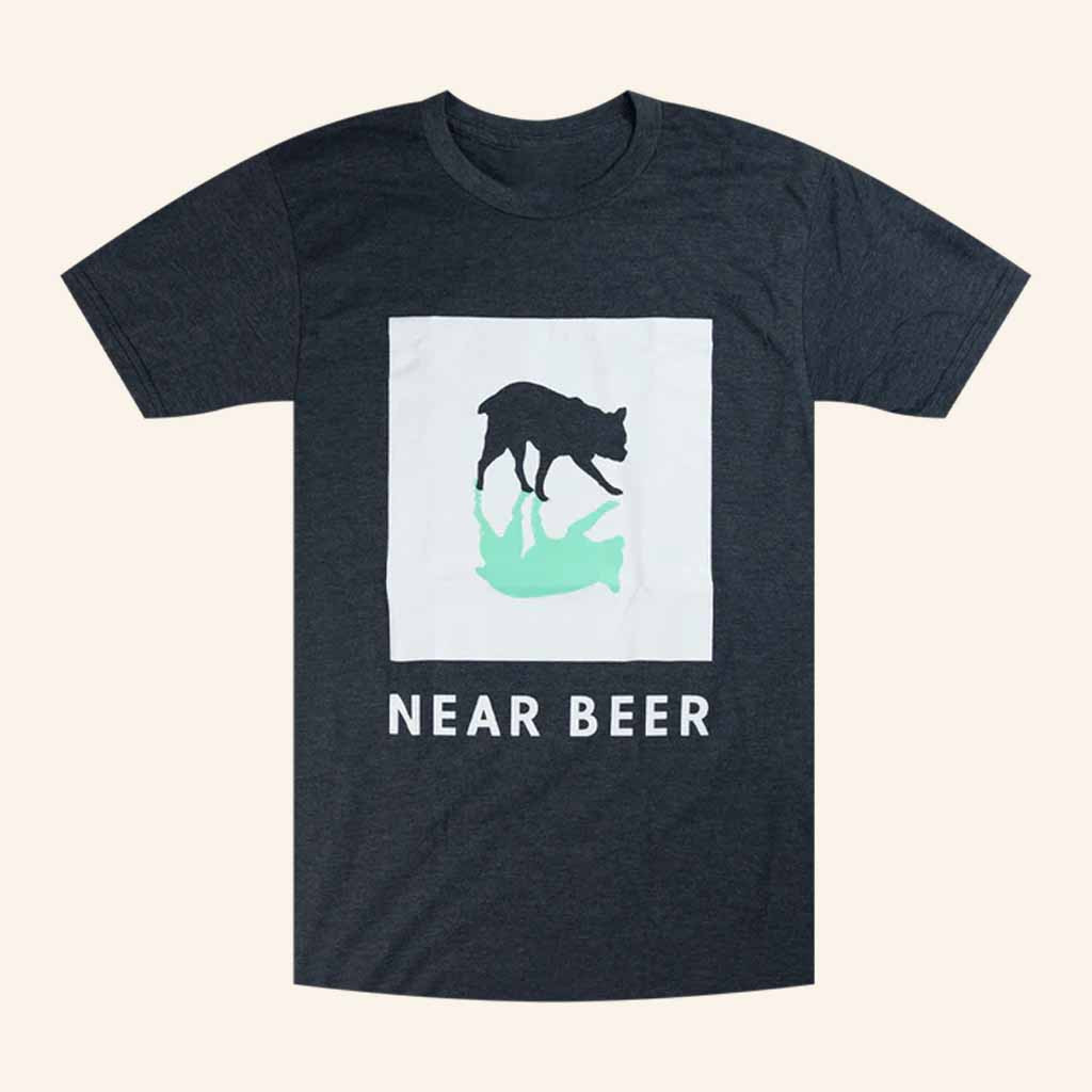 Near Beer Merch Dog Profile T-Shirt Birthday Gift Ideas For Friends