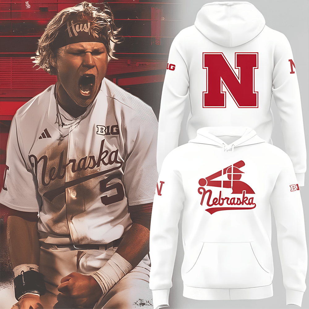 Nebraska Cornhuskers Baseball Stickman Special Hoodie Best Gifts For Baseball Fans