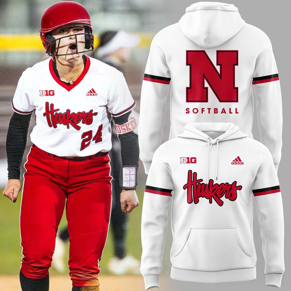 Nebraska Cornhuskers Softball Limited Edition 2025 New Hoodie Gifts For Softball Fans