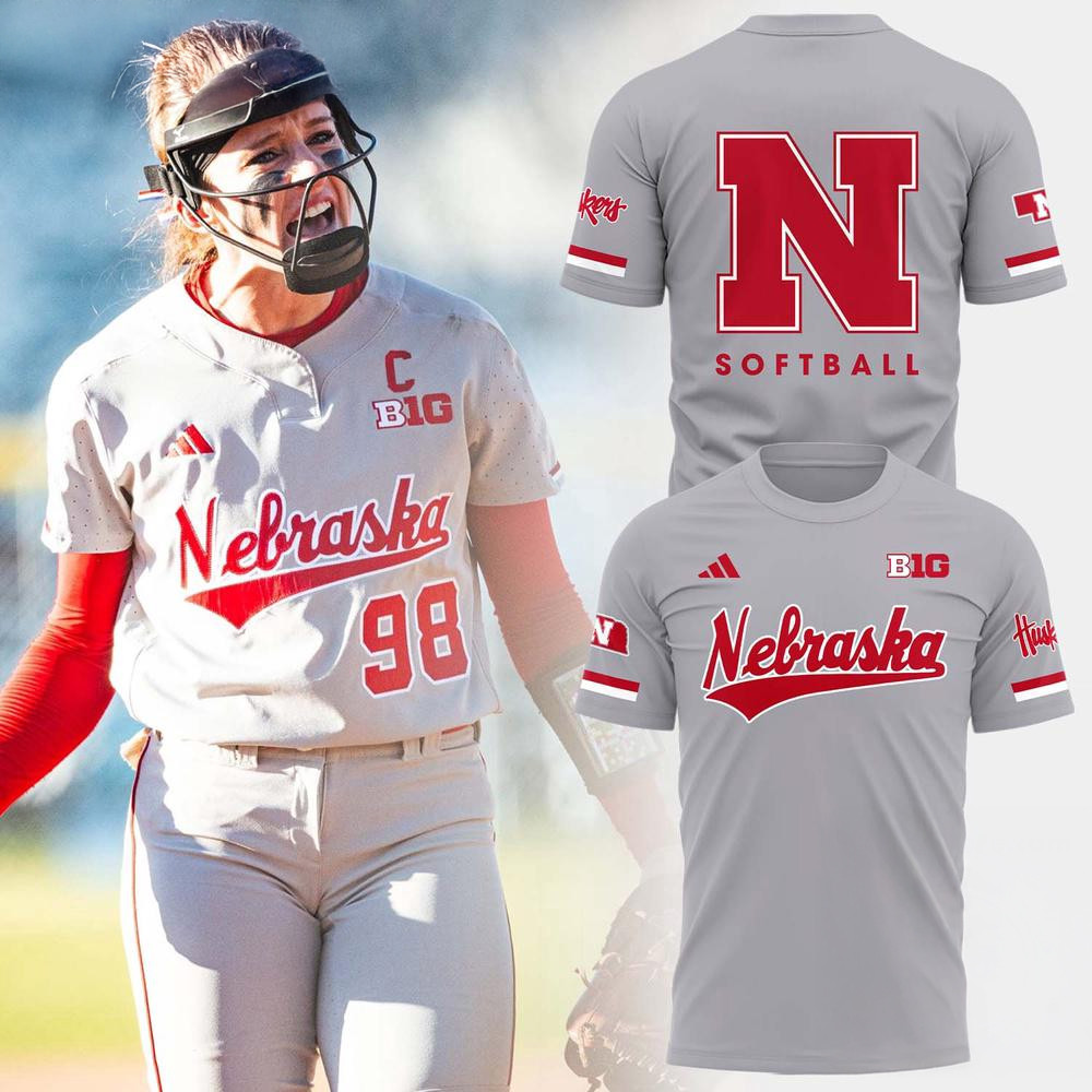 Nebraska Cornhuskers Softball Limited Edition 2025 New Shirt Gifts For Softball Fans