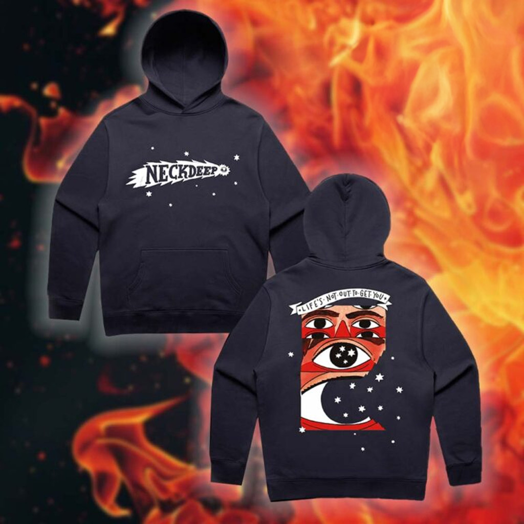 Neck Deep 10 Year Merch Collection LNOTGY Hoodie Neck Deep Merch Gifts For Music Fans