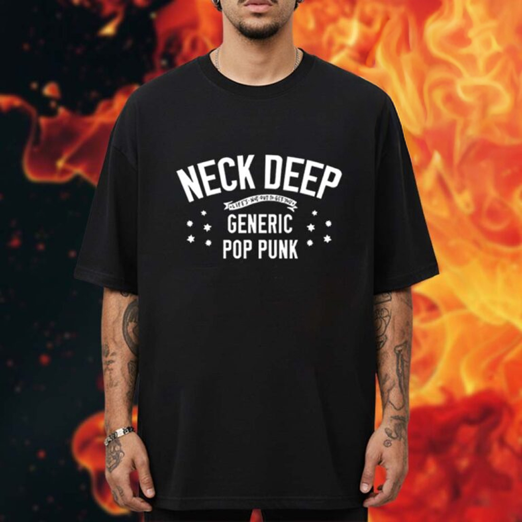 Neck Deep 10 Year Merch GPP LNOTGY T-Shirt Neck Deep Merch Best Gifts For Music Lovers