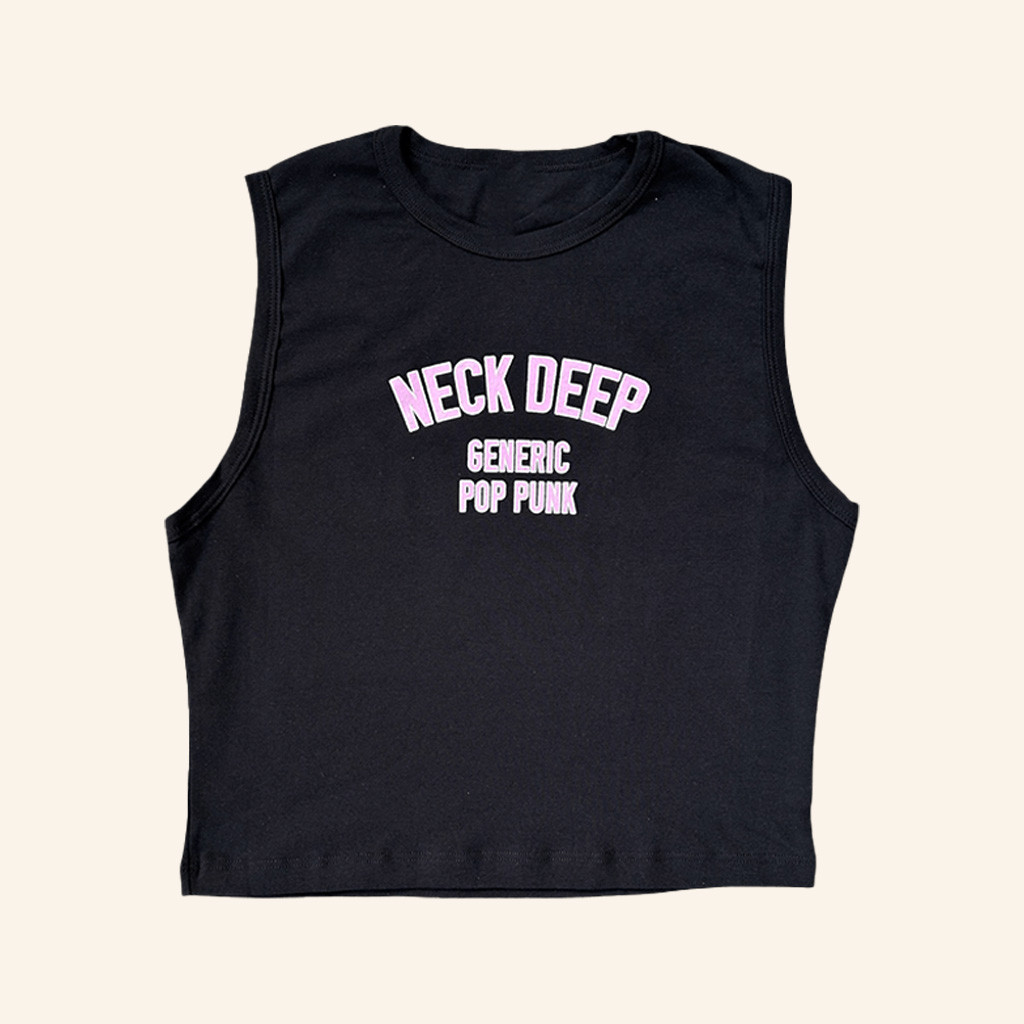 Neck Deep Merch Generic Pop Punk Tank Top Gifts For Girlfriend