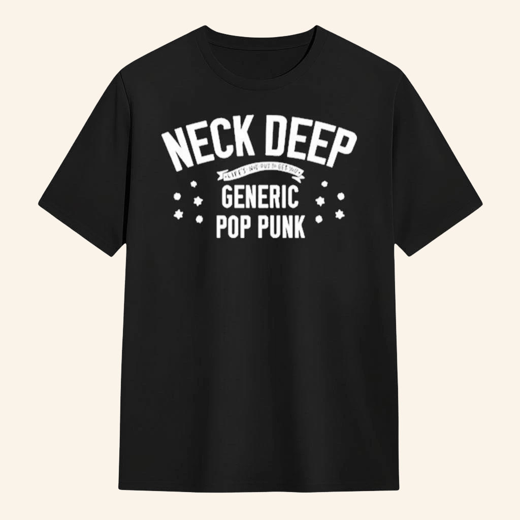 Neck Deep Merch GPP LNOTGY T-Shirt Cool Gifts For Music Lovers