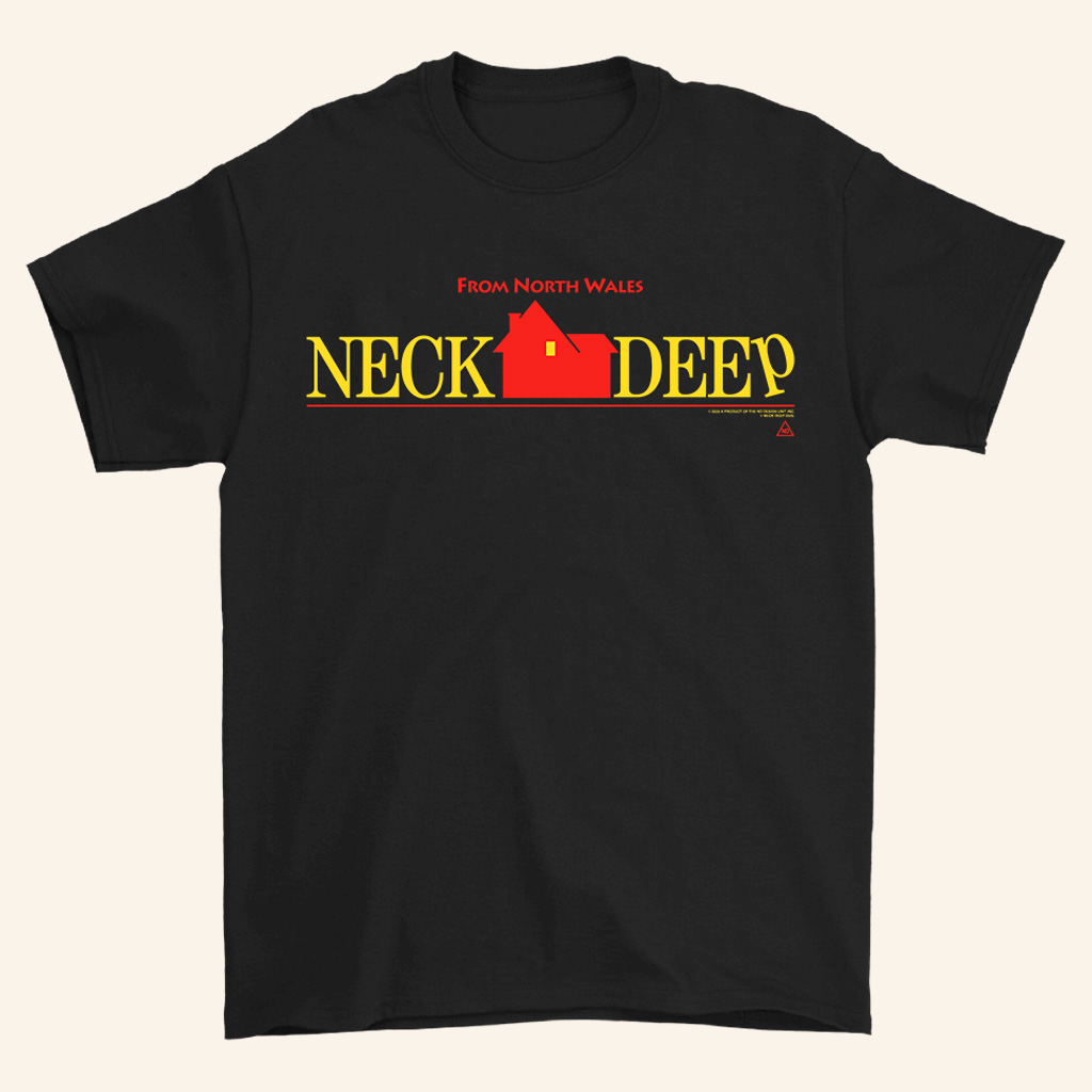 Neck Deep Merch Home Alone Black T-Shirt Music Lover Gifts For Him
