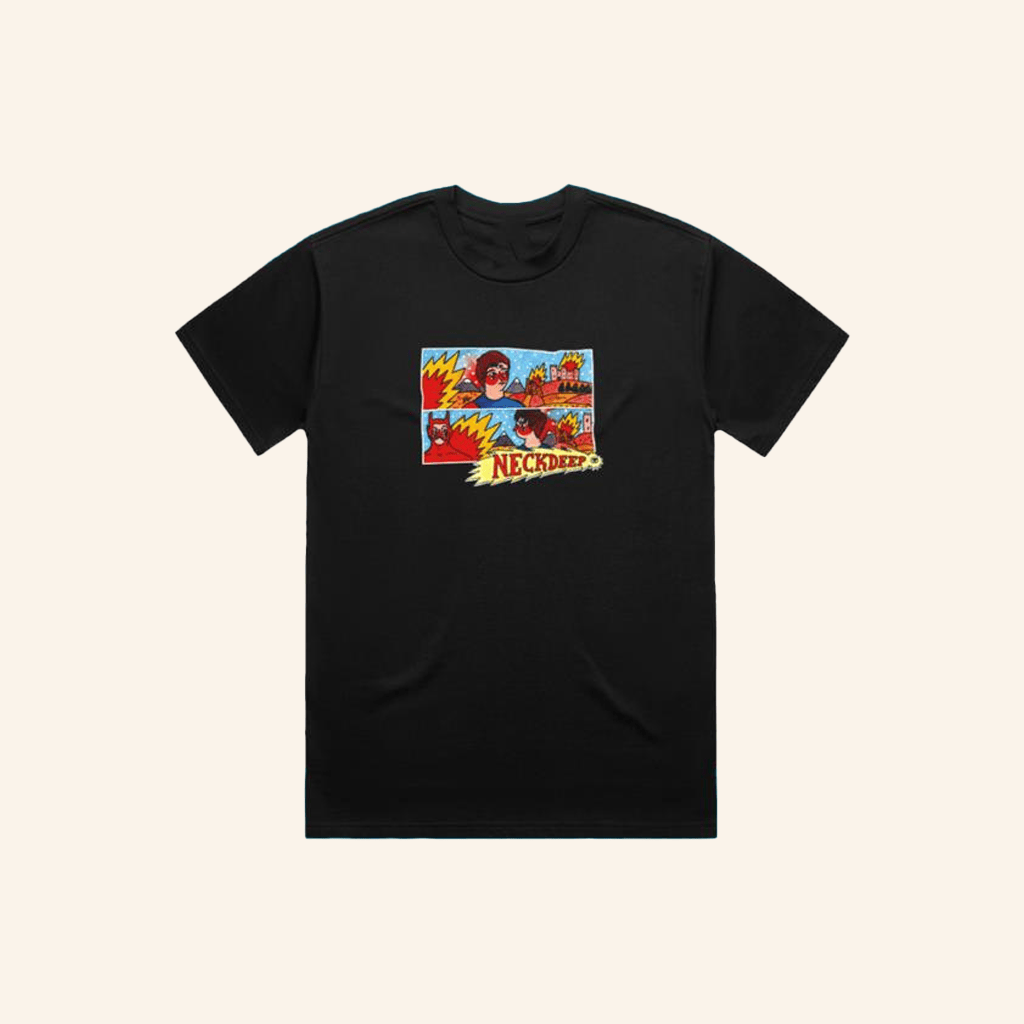 Neck Deep Merch Lnotgy 10 Year Black T-Shirt Gifts For Best Friends Neck Deep Merch Lnotgy 10 Year Black T-Shirt Gifts For Best Friends