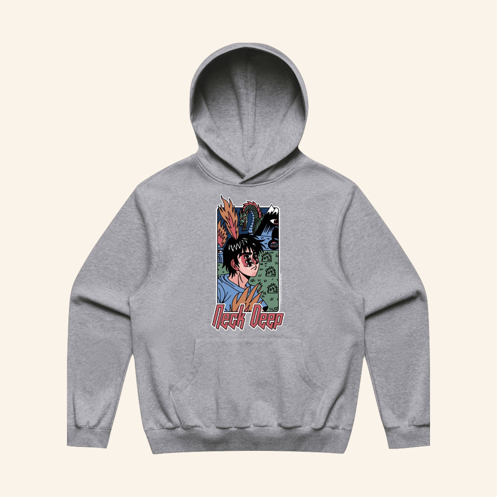 Neck Deep Merch LNOTGY Manga Hoodie Best Gifts For Music Lovers