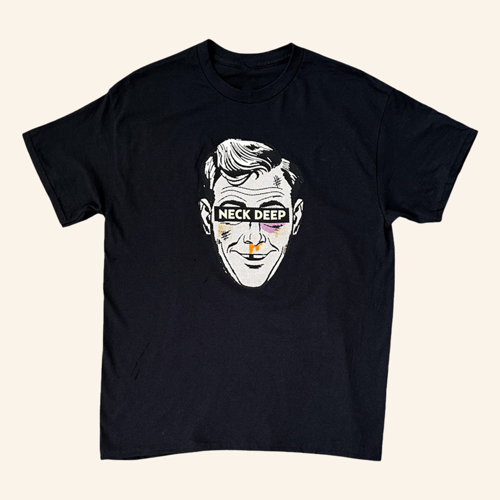 Neck Deep Merch RIJ Anniversary Black T-Shirt Gift Ideas For Music Lovers