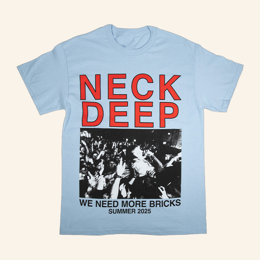 Neck Deep Merch We Need More Bricks Summer 2025 T-Shirt Good Gifts For Friends