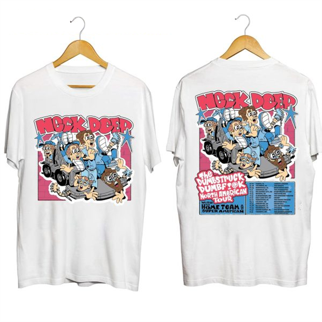 Neck Deep North American Tour Shirt Neck Deep Merch Gifts For Pop Music Fans