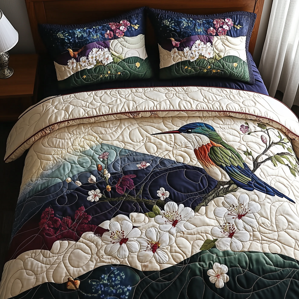 Nectar Beauty Quilted Bedding Set Special Home Gift Idea for Comfortable Living