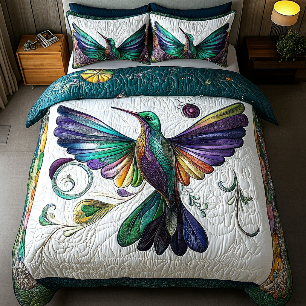 Nectar Dancer Quilted Bedding Set Perfect Bedroom Gift Set to Show You Care
