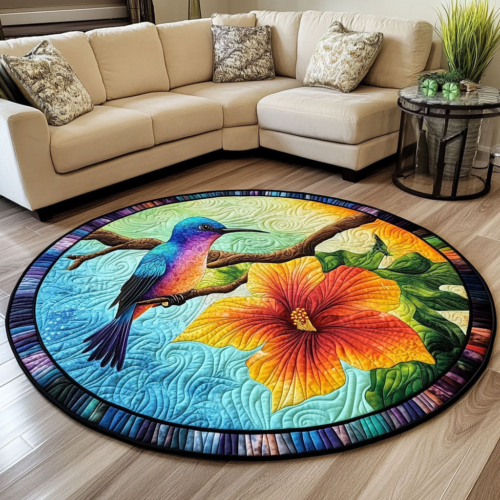 Nectar Glide Quilted Round Mat Front Entryway Ideas FlowerLily Inspired Gifts