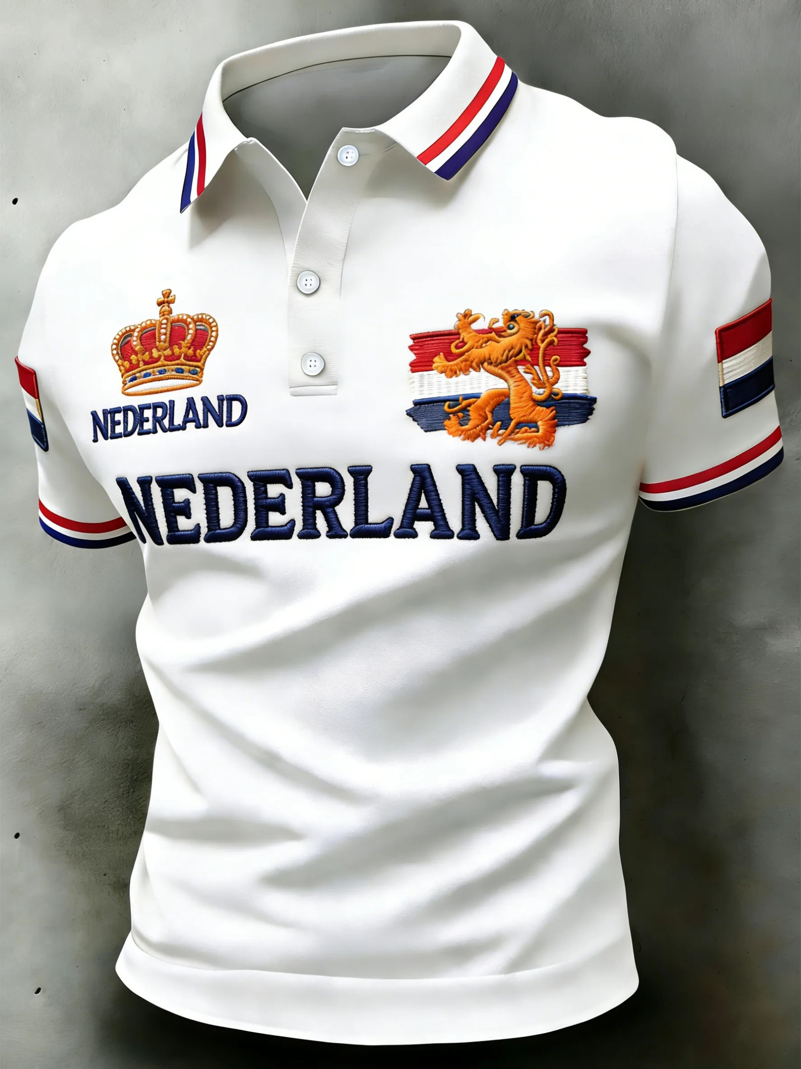 Nederland Crown Dutch Lion Polo Shirt Netherlands Fan Gear Orange Boven Best Gift For Holland Fans