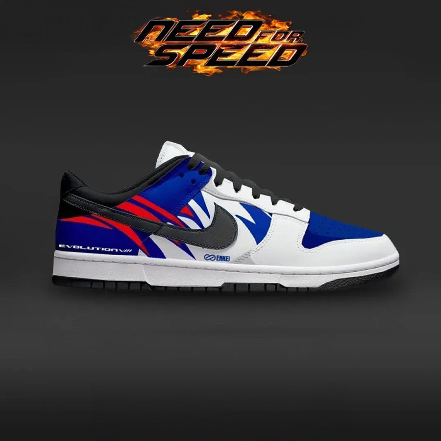 Need For Speed Earl's Mitsubishi Lancer Evolution VIII SB Dunk Low Shoes