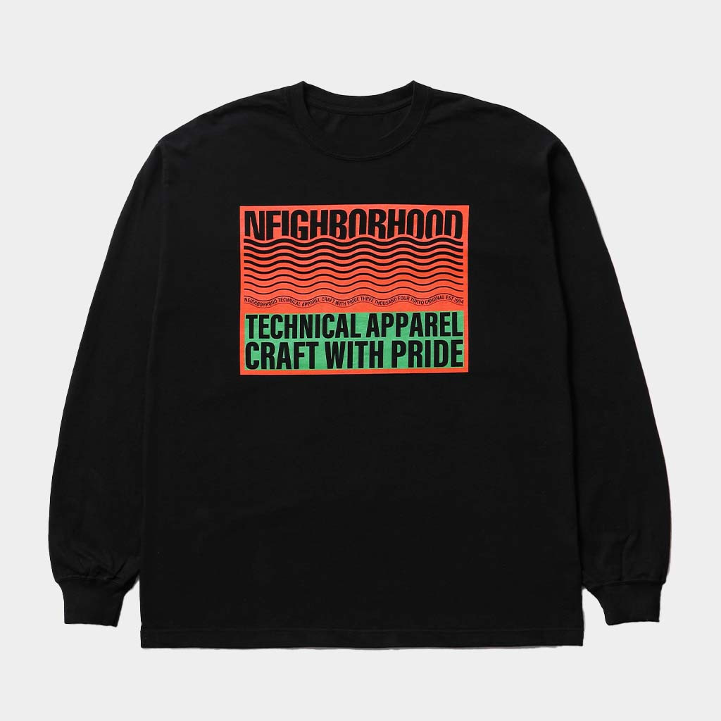 Neighborhood Merch NH 252 Spot Long Sleeve T-Shirt Neighborhood Shirt Gift Ideas For Son