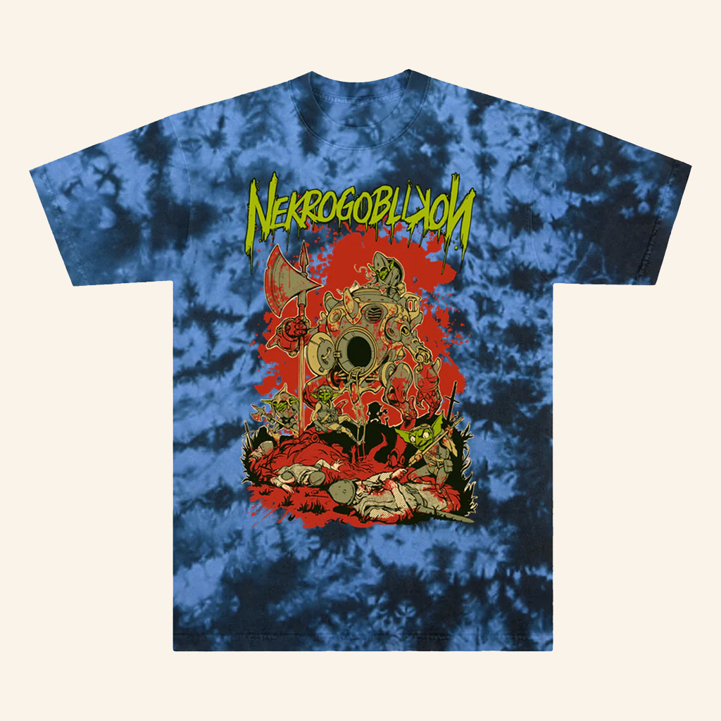 Nekrogoblikon Merch Mecha Goblin Tie Dye Shirt Music Gift Ideas For Guys
