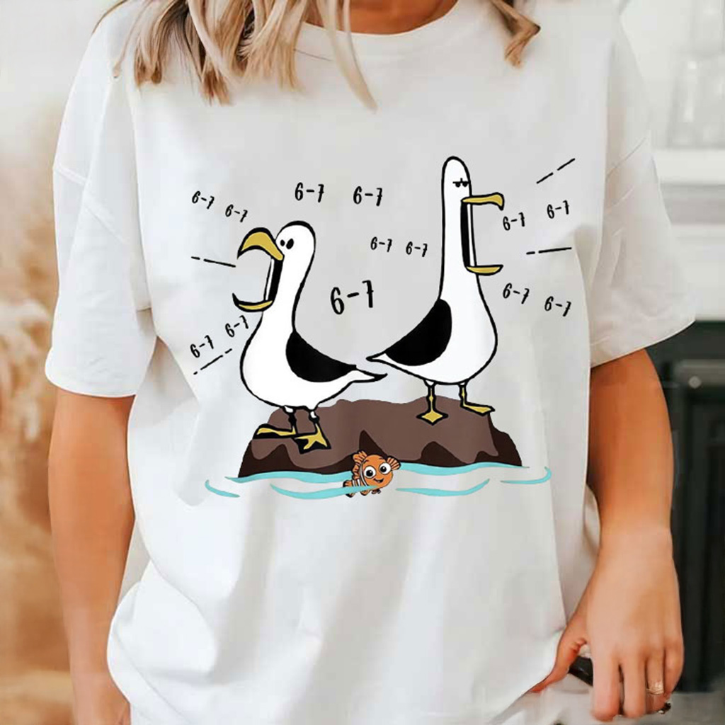 Nemo Seagulls Six Seven 67 Shirt Funny Meme T-Shirt Christmas Gifts For Friends Nemo Seagulls Six Seven 67 Shirt Funny Meme T-Shirt Christmas Gifts For Friends