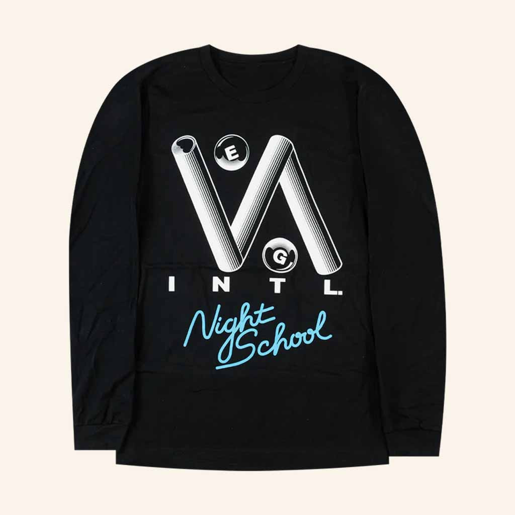 Neon Indian Merch Vega INTL Black Long Sleeve T-Shirt Christmas Presents For Son Neon Indian Merch Vega INTL Black Long Sleeve T-Shirt Christmas Presents For Son