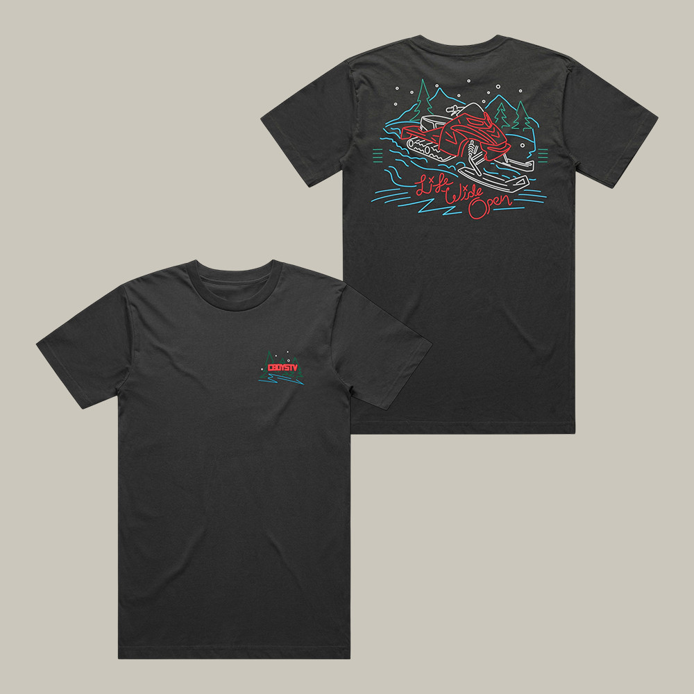 Neon Sled CBoystv T-Shirt Life Wide Open CBoystv Shirt Present Idea For Brothers