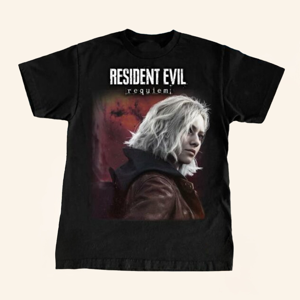 Nerds Clothing Merch Resident Evil Requiem T-Shirt Best Gift For Game Lovers Nerds Clothing Merch Resident Evil Requiem T-Shirt Best Gift For Game Lovers