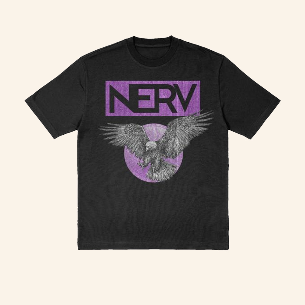 Nerv Merch Eagle Black T-Shirt Unique Birthday Gift For Husband Nerv Merch Eagle Black T-Shirt Unique Birthday Gift For Husband