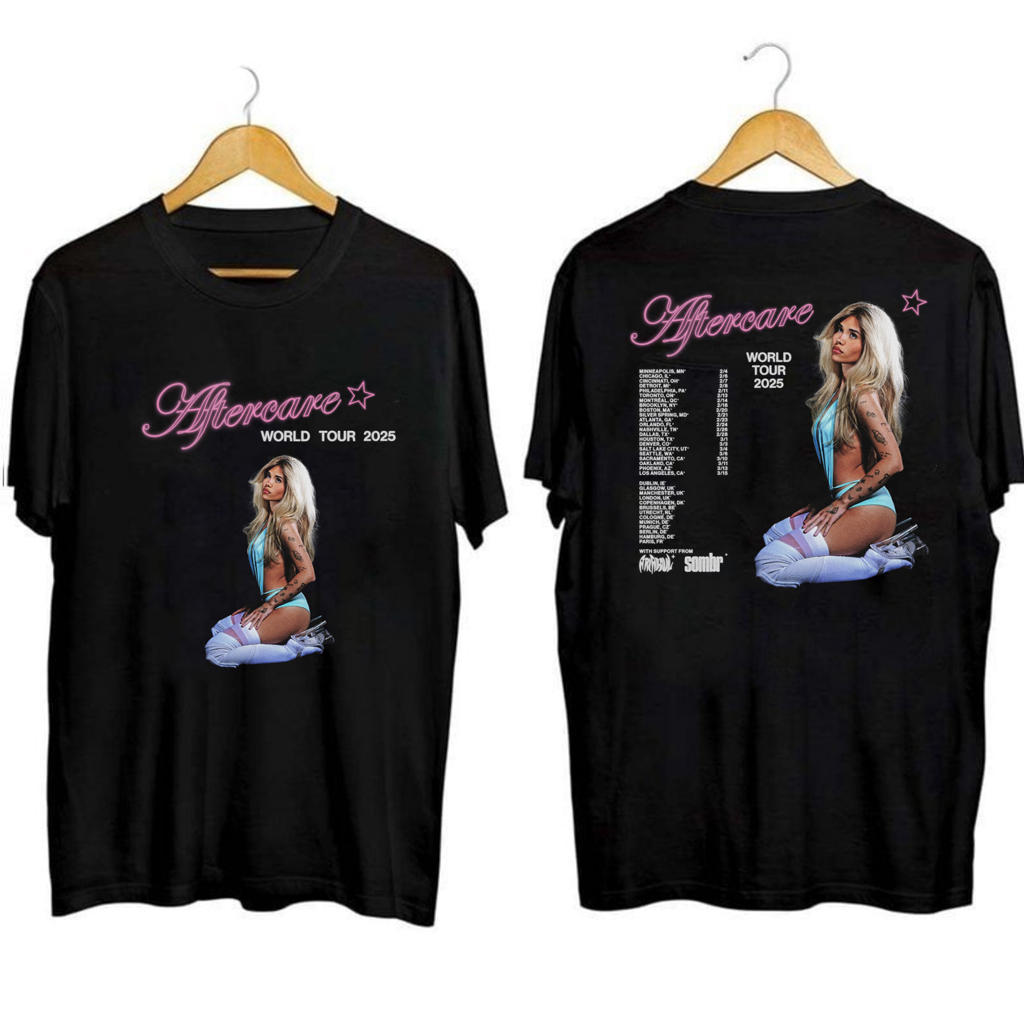 Nessa Barrett Aftercare World Tour Shirt Nessa Barrett Merch Gifts For Girlfriend