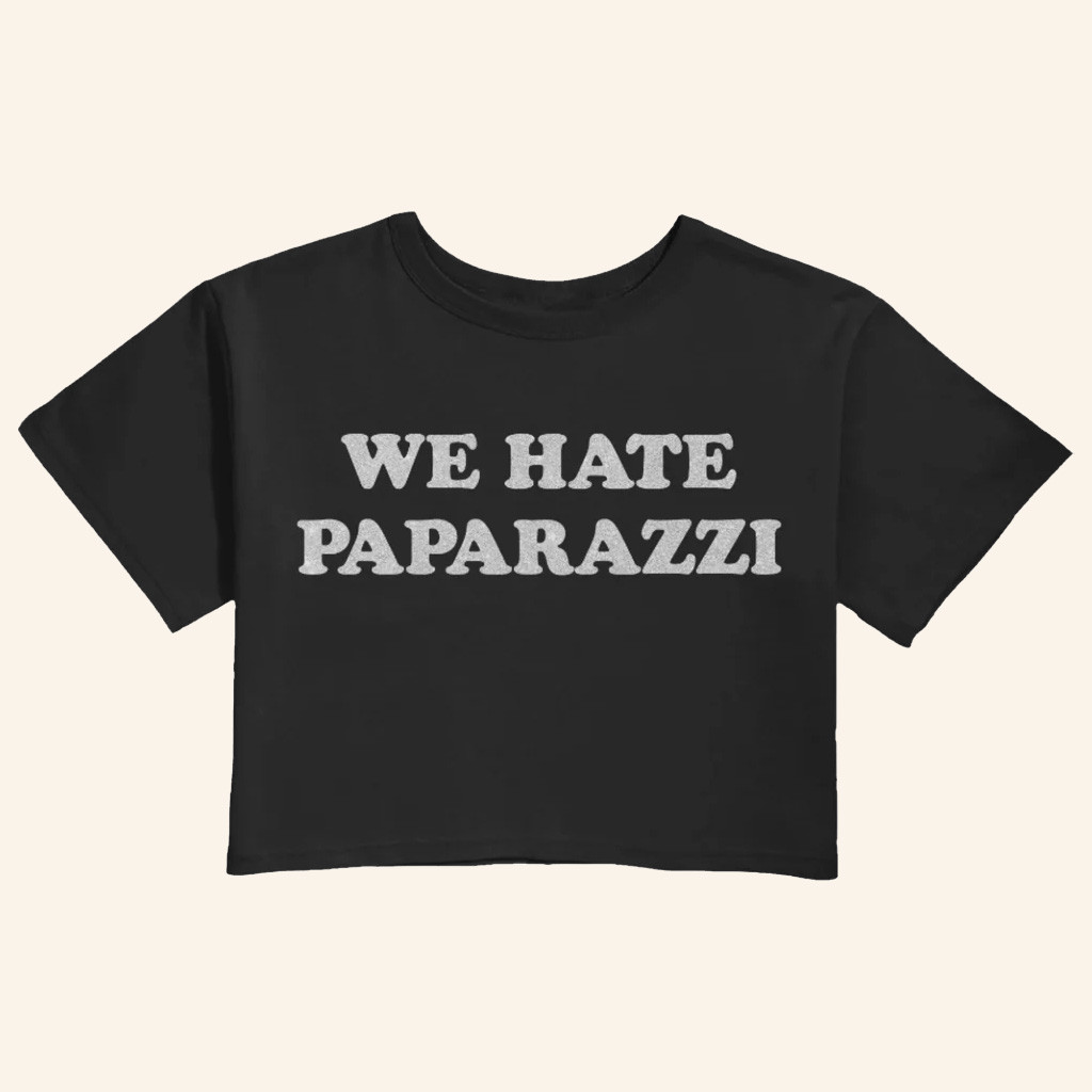 Nessa Barrett Merch Club Heaven Baby Tee We Hate Paparazzi Shirt Gifts For Sister