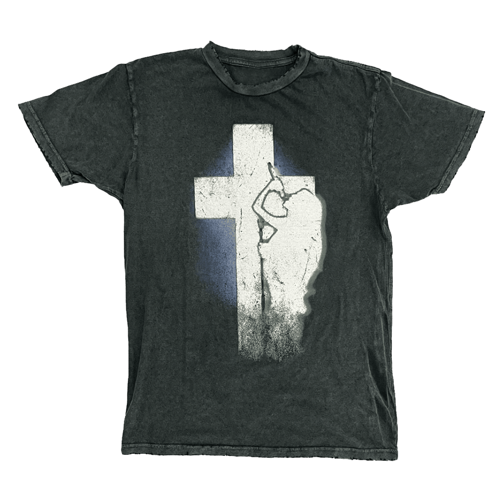 Nessa Barrett Merch Nessa Barrett Crucifix Distressed T-Shirt Father's Day Presents For Son Nessa Barrett Merch Nessa Barrett Crucifix Distressed T-Shirt Father's Day Presents For Son