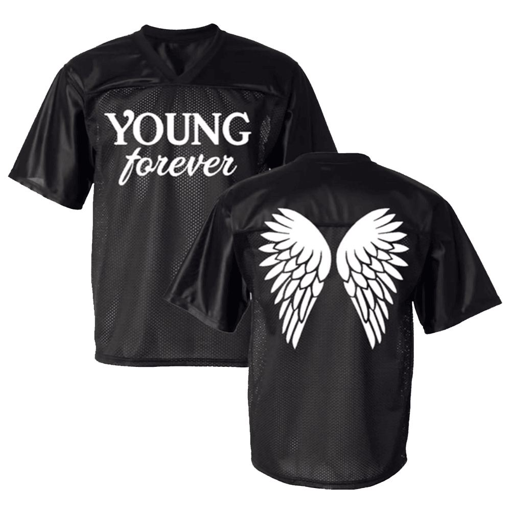 Nessa Barrett Merch Nessa Barrett Young Forever Wings Jersey First Fathers Day Gift for Brother