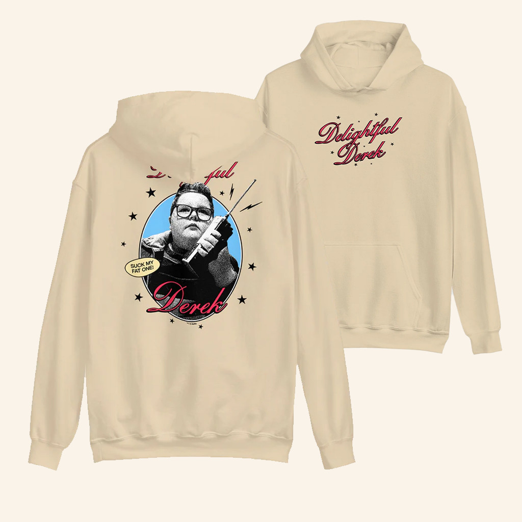 Netflix Merch Stranger Things Delightful Derek Hoodie Stranger Things Merch Gifts For Her