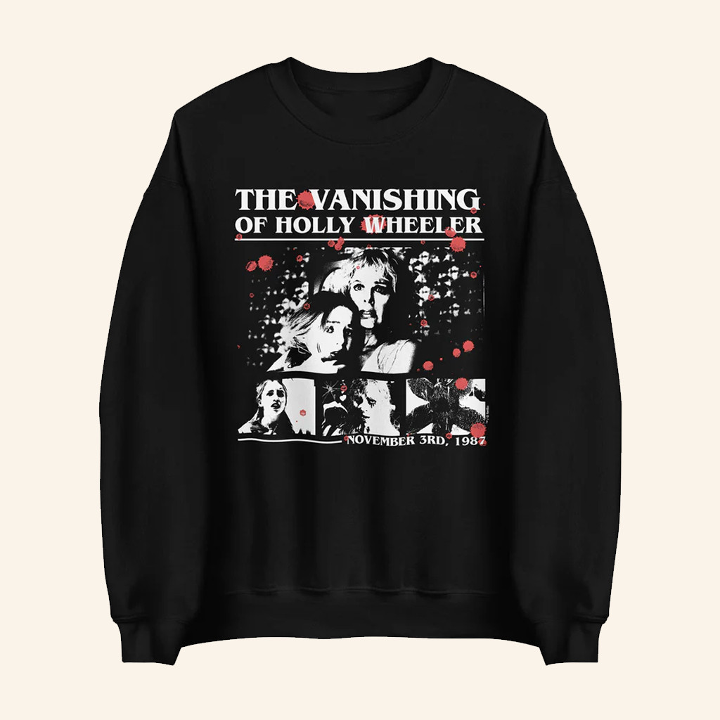 Netflix Merch Stranger Things Sweatshirt The Vanishing Of Holly Wheeler Crewneck Gifts