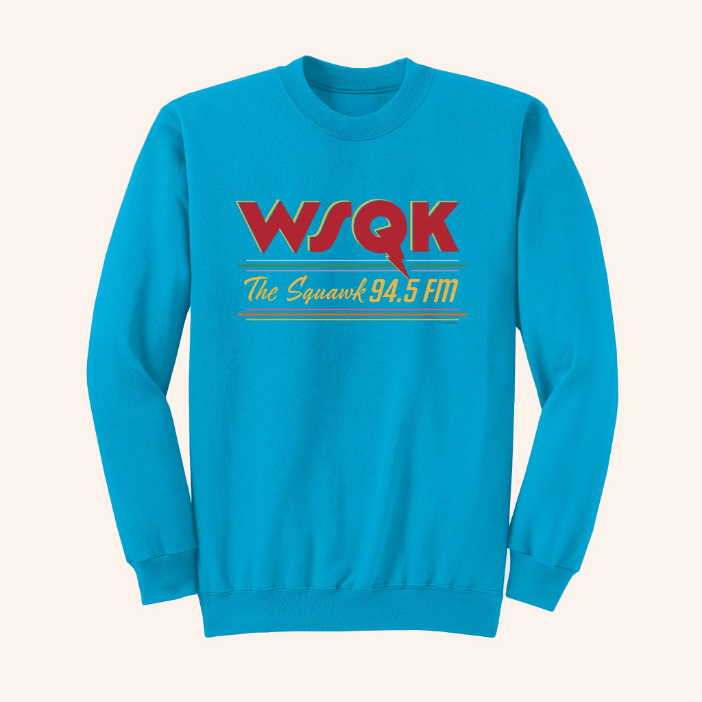 Netflix Merch Stranger Things WSQK The Squawk Sweatshirt Stranger Things Merch Gifts For Him