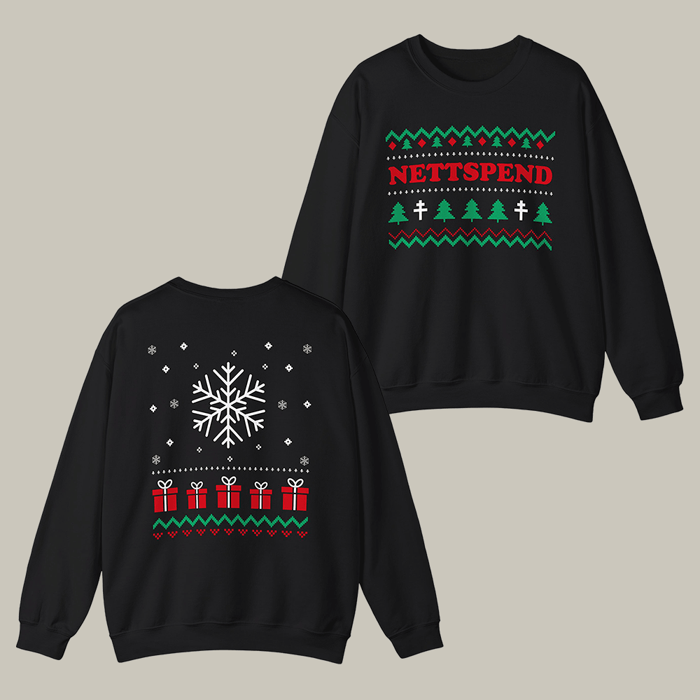 Nettspend Christmas Sweatshirt Xmas Themed Nettspend Merch Rap Music Fan Gift