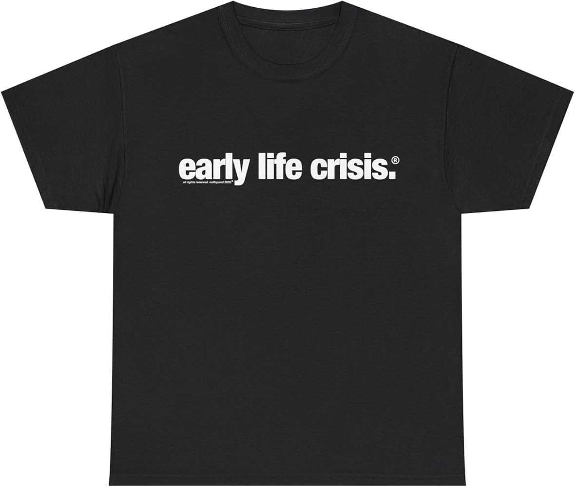 Nettspend Early Life Crisis T-Shirt Osamason Tour Merch Trending Hip Hop Streetwear Gift For Fans
