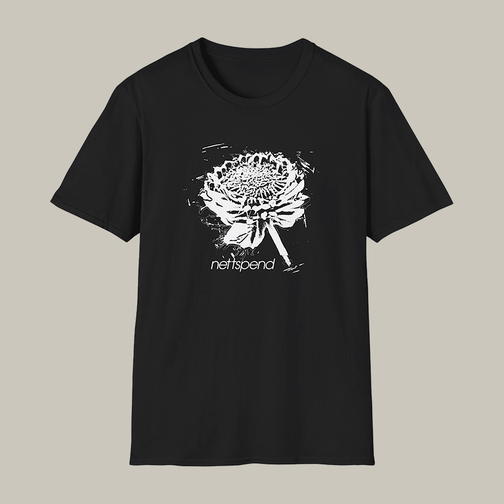 Nettspend Flower Graphic T-Shirt Nettspend Clothes Unique Gift For Rap Music Lovers