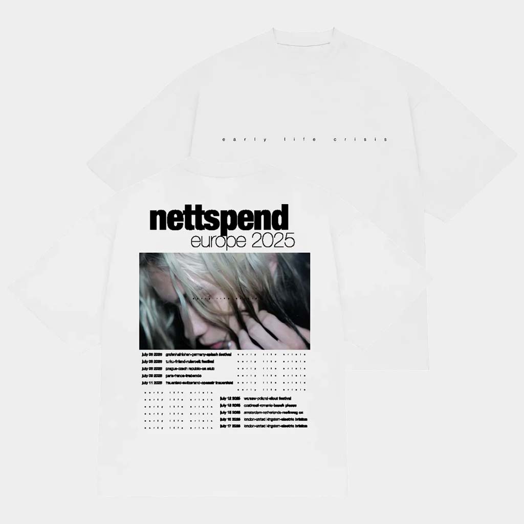 Nettspend Merch Euro Tour T-Shirt Nettspend Shirt Music Lover Gifts For Her