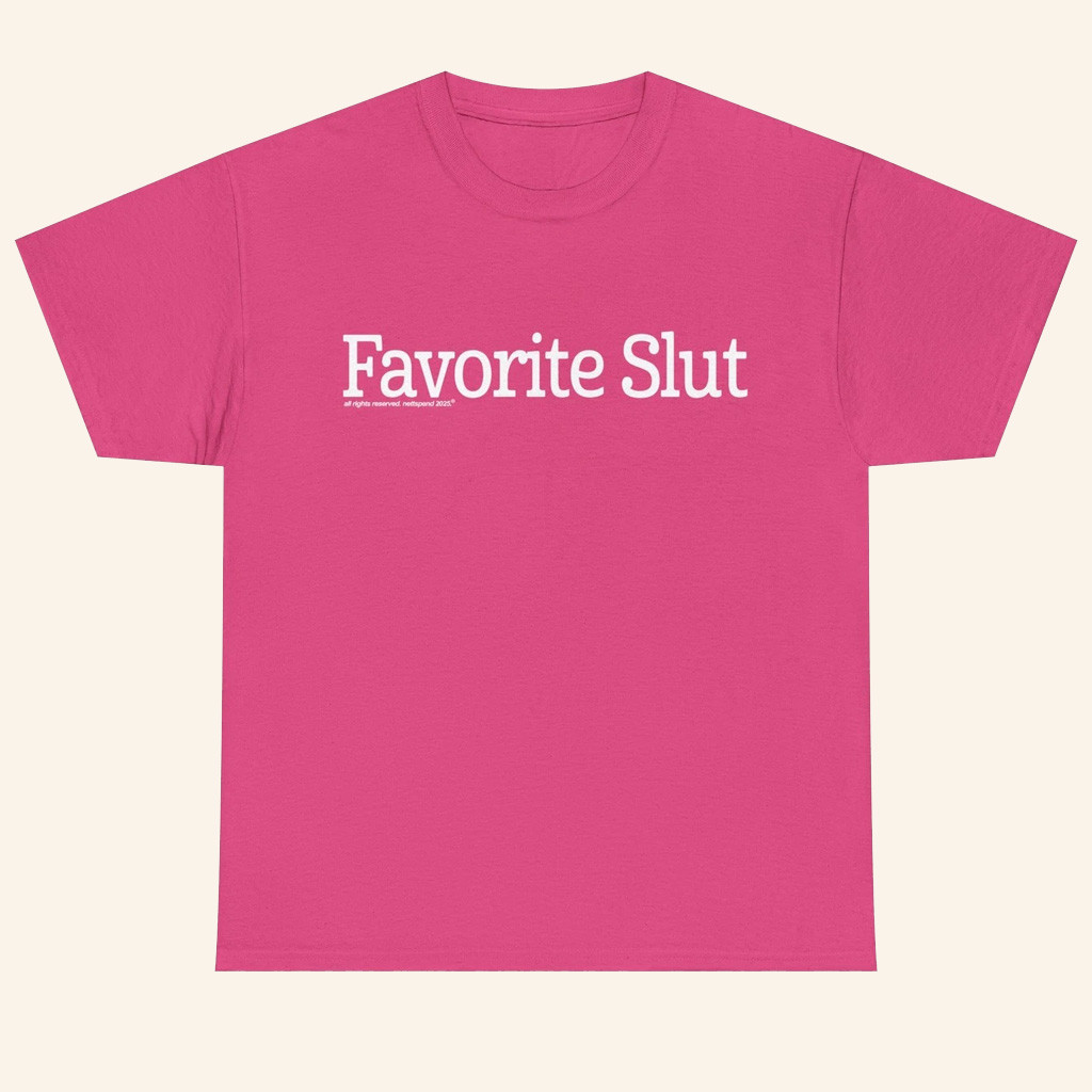 Nettspend Merch Favorite Slut T-Shirt EU Tour Merch Presents For Hip Hop Lovers