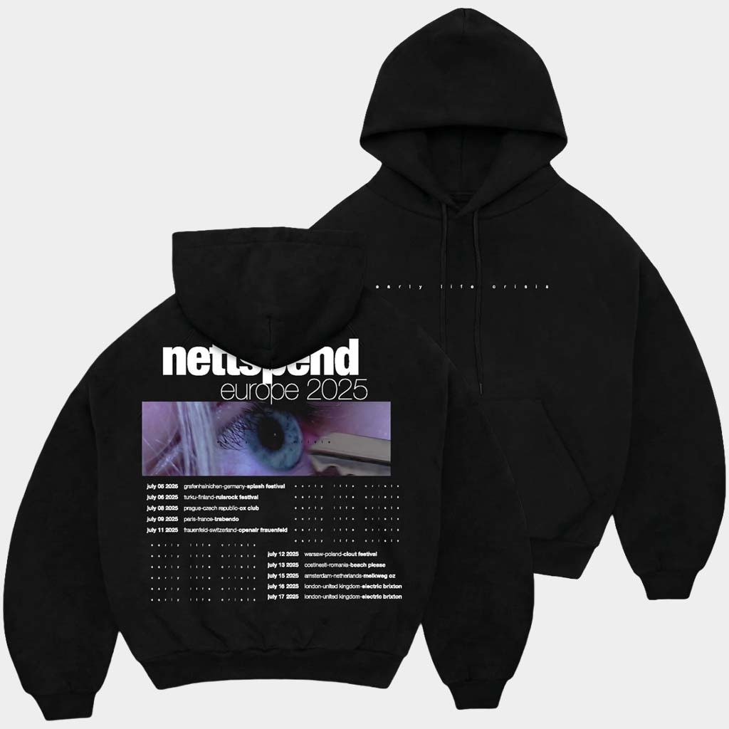 Nettspend Merch Nettspend Europe Tour Hoodie Gifts For Music Enthusiasts Nettspend Merch Nettspend Europe Tour Hoodie Gifts For Music Enthusiasts