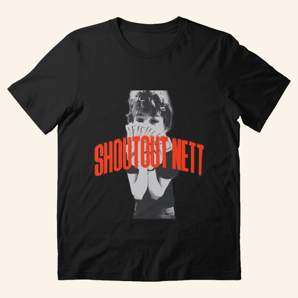 Nettspend Merch Shoutout Nett Black T-Shirt Best Gifts For Hip Hop Lovers