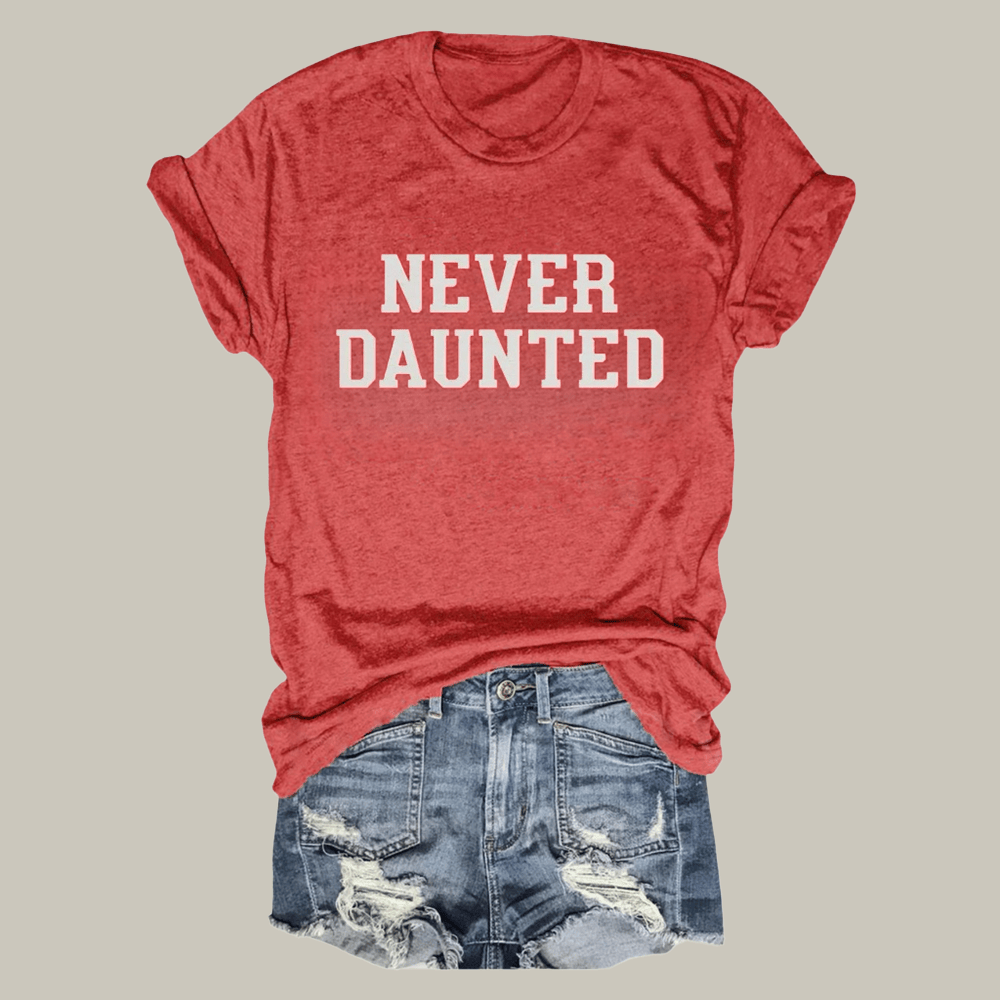 Never Daunted Indiana Football T-Shirt 2026 National Championships Clothes Cool Gift For Fans
