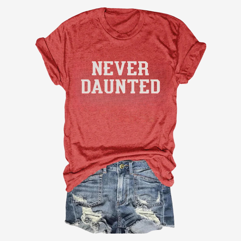 Never Daunted Indiana Football T-Shirt Indiana Hoosier Game Day Clothes Football Fan Gifts