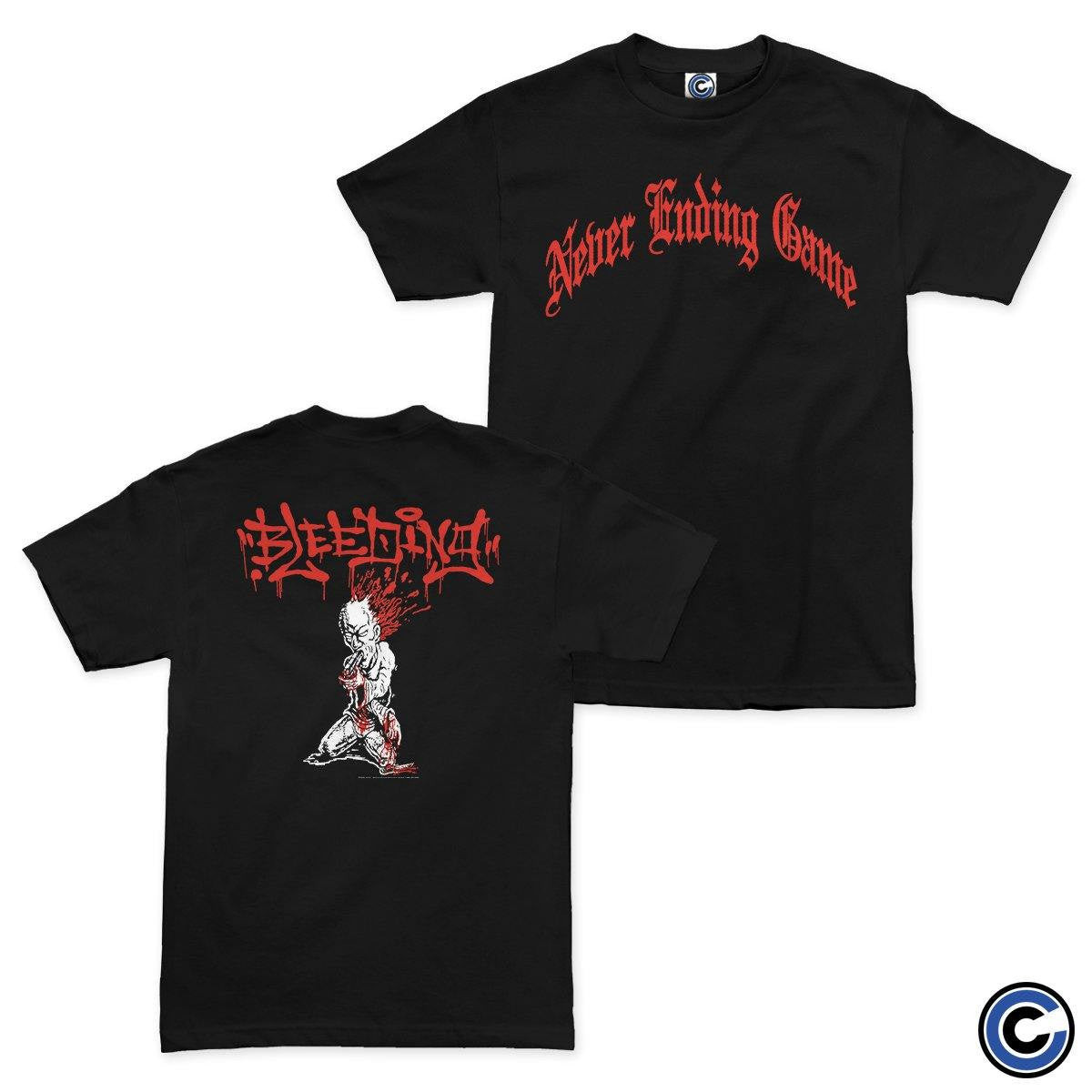 Never Ending Game Merch Bleeding Shirt Never Ending Game Shirt