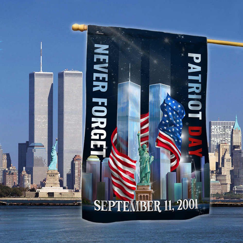 Never Forget 911 Patriot Day September 11th 2001 American Flag