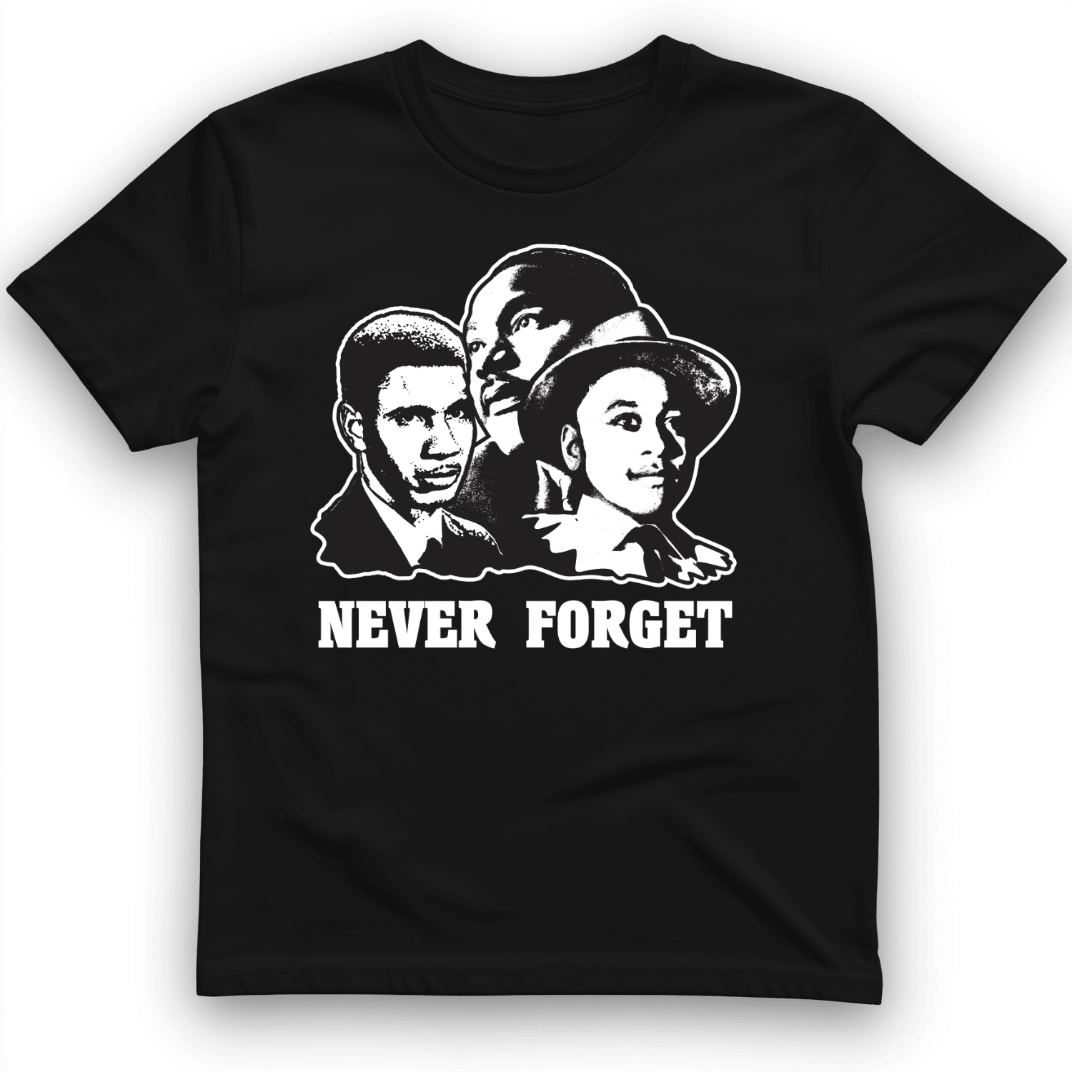 Never Forget Collage T-Shirt Historical Graphic Shirt Gifts For Activists