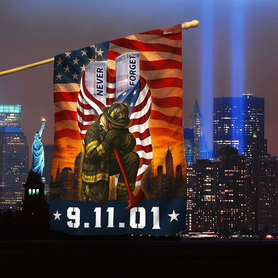 Never Forget September 11 Patriot Day 911 Flag Patriotic Home Decor