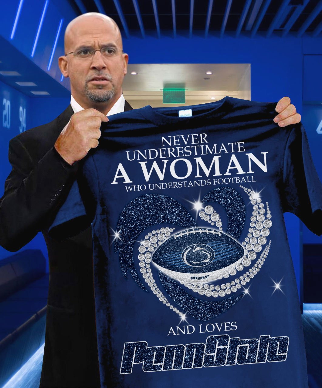 Never Underestimate A Woman Who Understands Football And Loves Penn State Gifts For Her