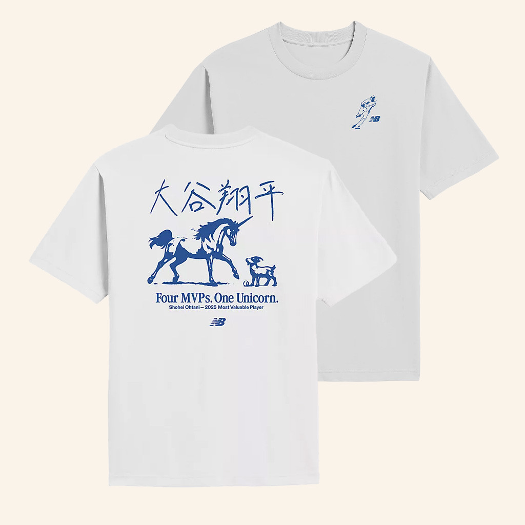 New Balance Merch Shohei Ohtani Unicorn T-Shirt 2025 Gifts For Friends New Balance Merch Shohei Ohtani Unicorn T-Shirt 2025 Gifts For Friends